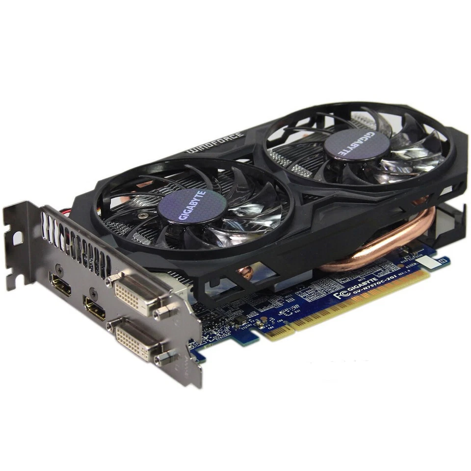 FOR GIGABYTE  GTX750 Ti 2GI 128Bit GDDR5 Hdmi Dvi Graphics VGA Cards Test ok - Image 3 of 4