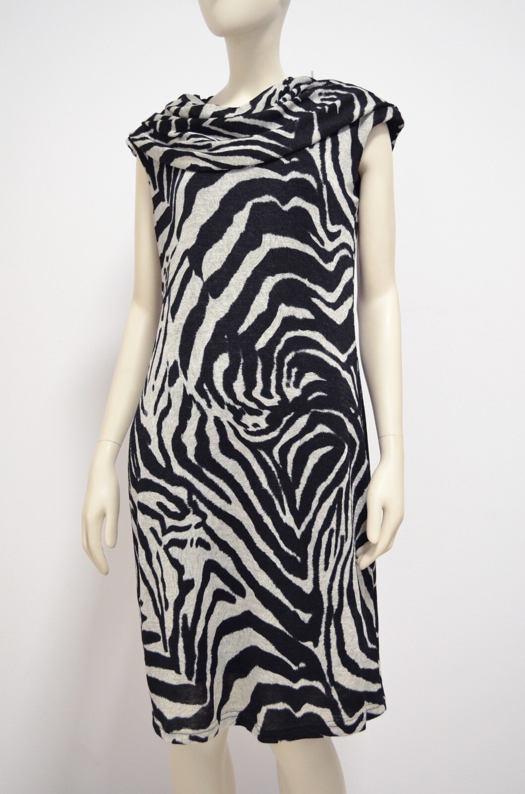 JOSEPH RIBKOFF DRESS ZEBRA US 10 UK 12 Gem
