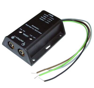 High Low Hochpegel Adapter Subwoofer Converter für Auto Radio Endstufe - Cinch