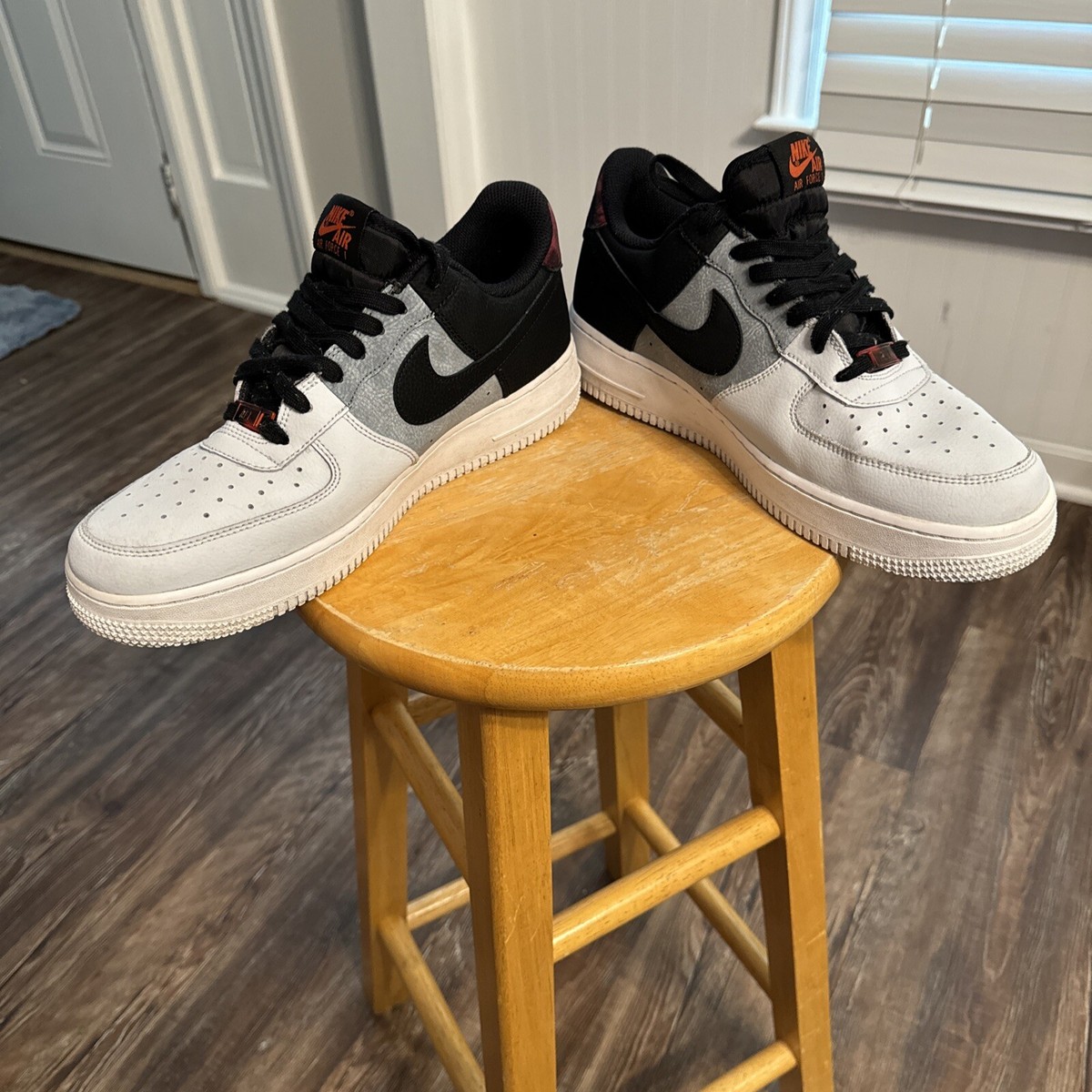 Size 10 - Nike Air Force 1 '07 LV8 Black Smoke Grey for sale