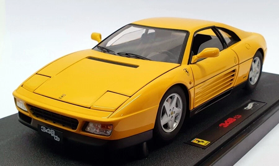 Hot Wheels 1/18 Scale Model Car V7437 - Ferrari 348 TB - Yellow | eBay