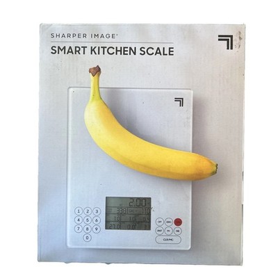 SHARPER IMAGE Smart Digital Kitchen Food Scale with Nutritional Display