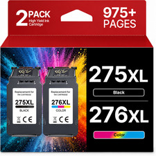 2PK PG-275XL CL-276XL Ink Cartridges for Cano...