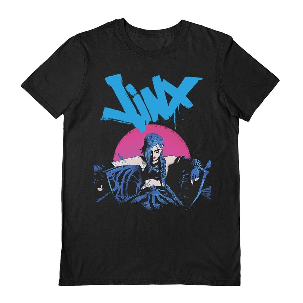 Arcane Jinx Chair Black L Unisex T-Shirt T-Shirt NEU 6090₽