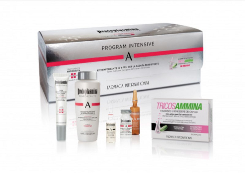PROTOPLASMINA kit Program Rinforzante 4 Fasi x la Caduta Persistente
