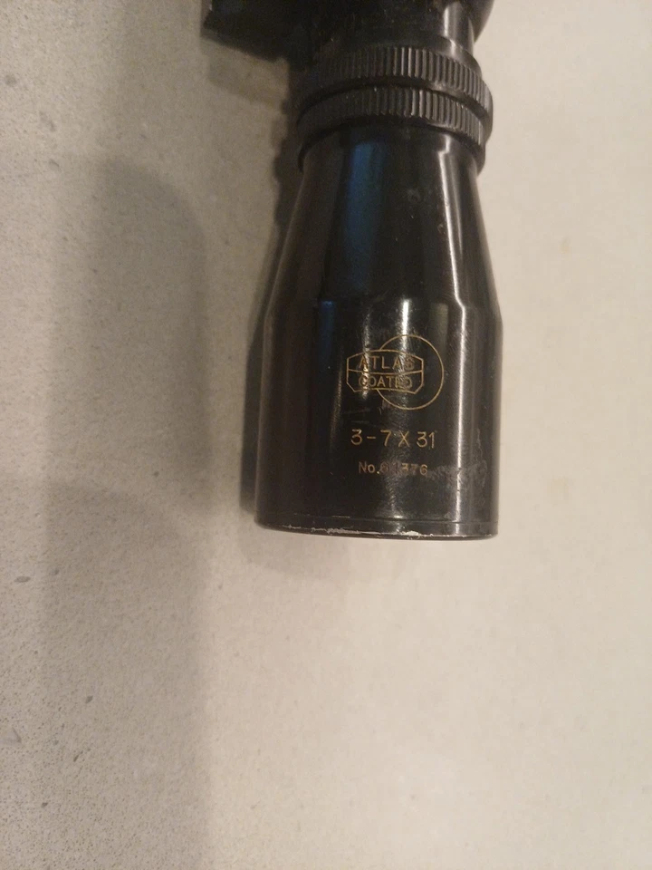 Mira para rifle recubierta Atlad de colección 3-7x31 hecha en Japón Foto 2 de 4