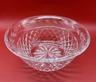 Vintage Waterford Crystal Glandore 9" Round Salad/Fruit Bowl Cut Glass New