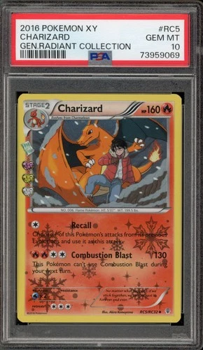 Pokemon Charizard XY Generations Radiant Coll. #RC5 PSA 10 Gem Mint