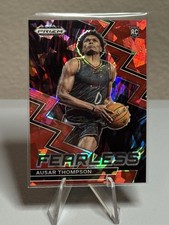 2023-24 Prizm Draft Picks - “Ausar Thompson” RC Fearless Red Ice Prizm #12