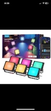 Govee RGBICWW LED Smart Flood Lights, 6-Pack, Model 