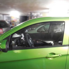 Windabweiser Regenabweiser für Opel Karl 2015-2019 Dunkel Acryl 2tlg