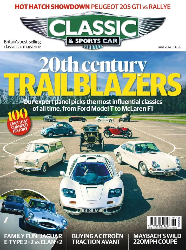 CLASSIC & SPORTS CAR MAGAZINE JUNE 2026 ~ NEW ~ - Image 1 of 1
