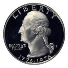 1976 S 40% Silver Washington Bicentennial Quarter US Mint Gem Proof