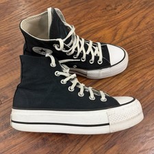Converse Chuck Taylor All Star High Top Womens 5.5 Black Canvas Lace Up