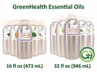 Bulk Essential Oil 16-32 fl oz Aluminum Bottle, All Natural Uncut, 50+ Oils
