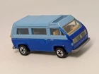 Vintage 1981 Hot Wheels Extras Sunagon VW Volkswagen Camper Van Blue Diecast