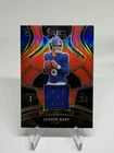 2025 Panini Select Jaxson Dart RC-Draft Selections Red Prizm Patch #DSM-JDT
