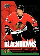 2025-26 UD Chicago Blackhawks Centennial Eddie Olczyk #63