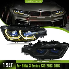 Full LED Headlights For BMW 3 Series F30 2013-2016 Halogen Front Lamps Assembly