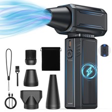 Compressed Air Duster,200000RPM Electric Duster,Stepless Speed Mini Air Blowe...