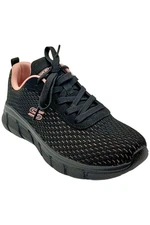 Skechers Bobs B Flex Knit Lace Up Sneakers Swift Flair Black