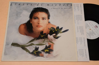 GRAZIA DI MICHELE LP L'AMORE E' UN PERICOLO 1°ST ORIG+INNER TESTI EX