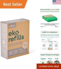 Unscented Eko Classic Diaper Pail Refills, Eco-Friendly  Simple to Use, 2 Count