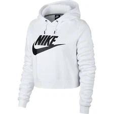 Nike Sportswear Rally Women's Cropped Hoodie White AQ9965-100