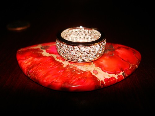 Beautiful Vintage Sterling Silver & CZ Ring.925 Sz-7