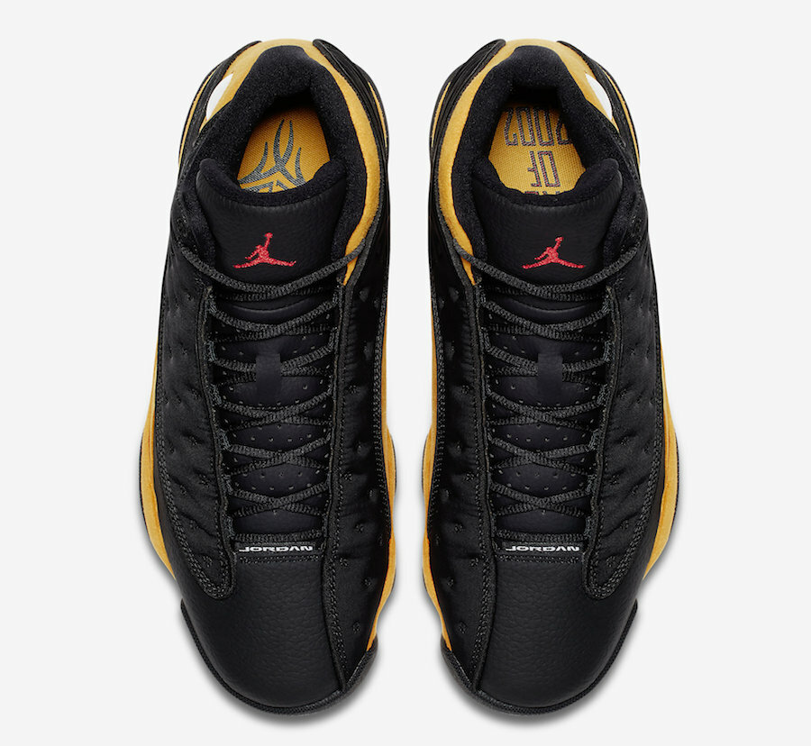 jordan 13 black and yellow 2018