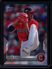 2022 Topps Now #1042 Triston McKenzie Base Card