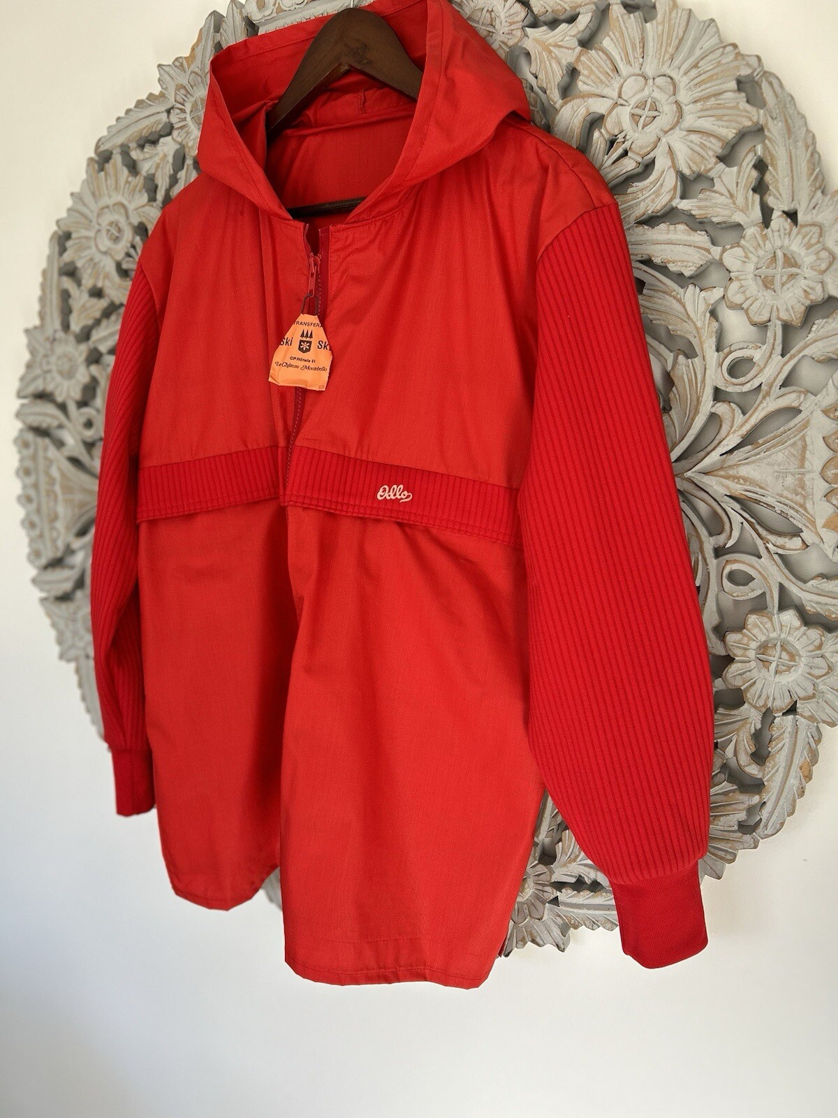 Vintage Odlo Blanket Lined Winter Jacket Womens M Made In Norway Rare 80’s