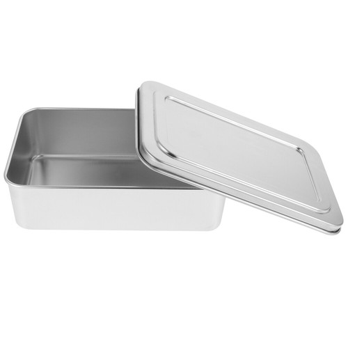 Bread Oven Pan Baking Tray Rectangle Bakeware Stainless Pans with Lids