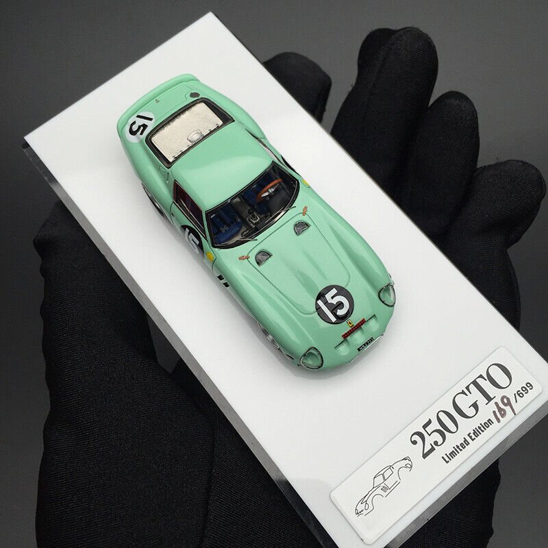 JEC 1:64 Scale Ferrari 250 GTO 15# Resin Car Model Toy W JEC 1:64 Scale Ferrari 250 GTO 15# Resin Car Model Toy W