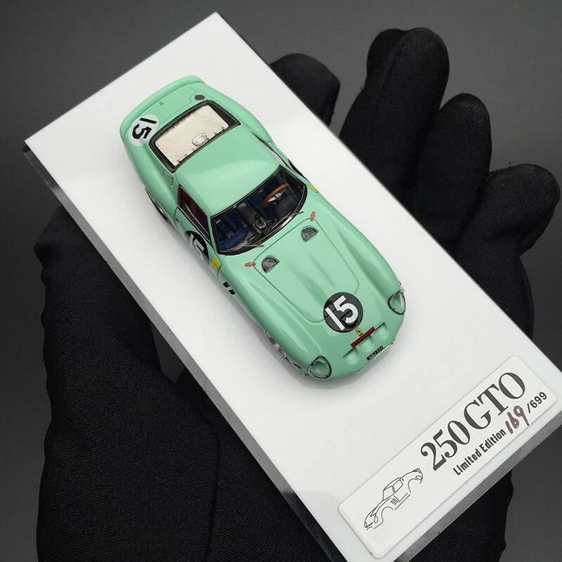 JEC 1:64 Scale Ferrari 250 GTO 15# Resin Car Model Toy W