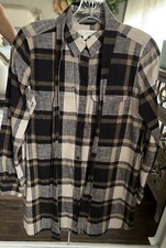 LOFT Plaid Shirtdress small Petite