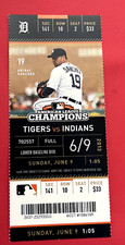 FULL TICKET! 6/9/13 TIGERS/INDIANS-JOSE ALVAREZ MLB DEBUT
