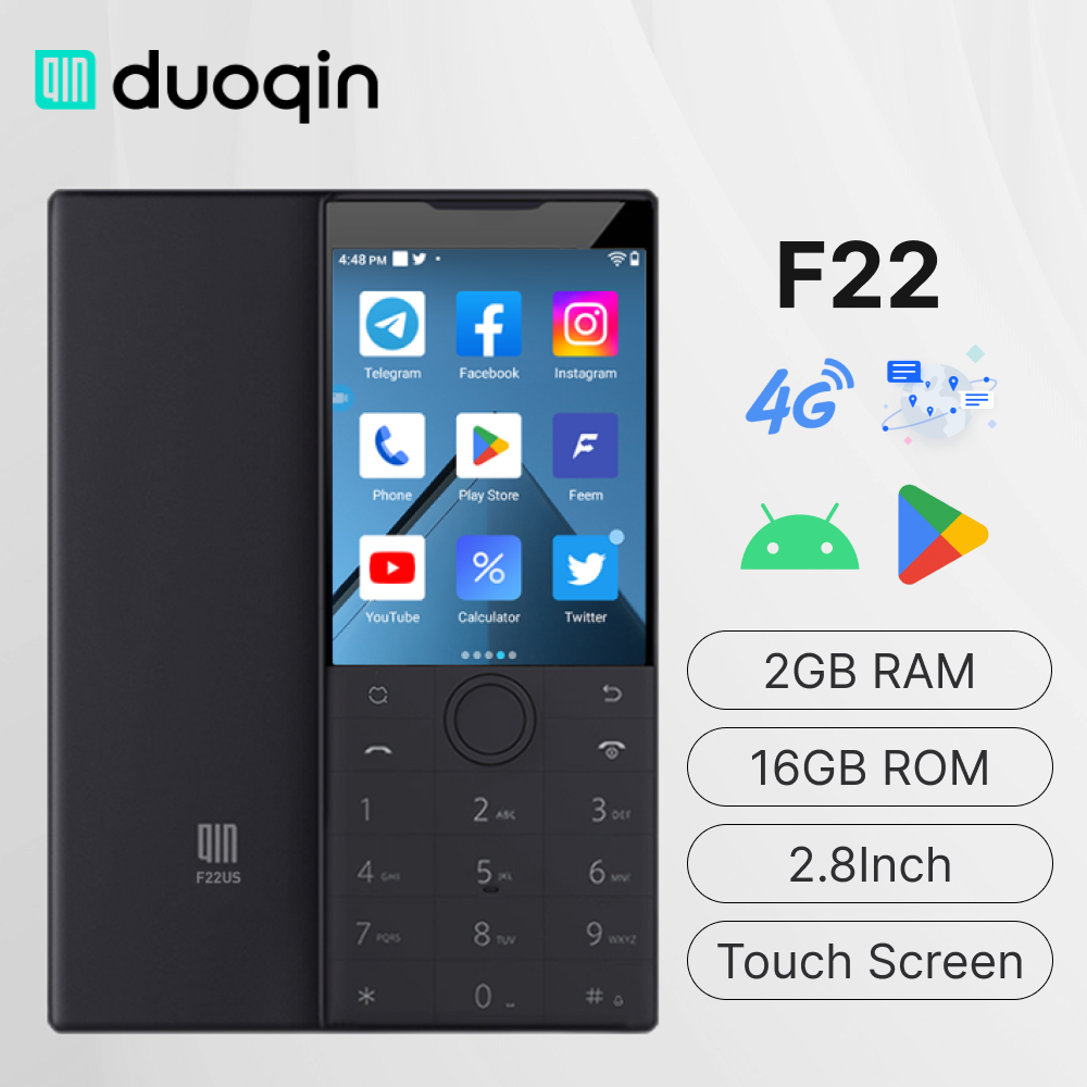 スマートフォン本体 Qin AI Life qin F22 32gb Qin F22 Touch Screen Android 11 No Camera Wifi 2.8 Inch 3GB 32GB