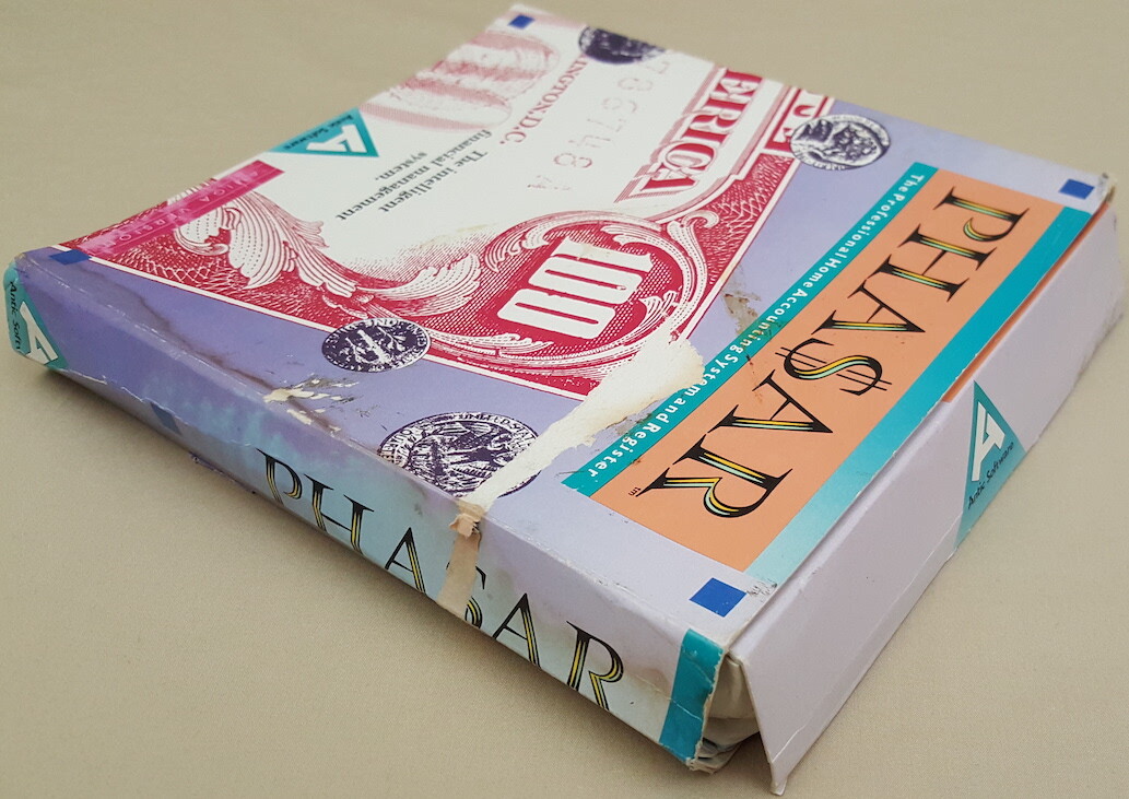 как выглядит Phasar Pha ar v3.0 Professional Home Accounting Register 1987 Commodore Amiga фото