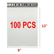 Lot 100 9"x12" 2.5MIL Poly Mailers Shipping Bags Envelopes Packaging Premium Bag