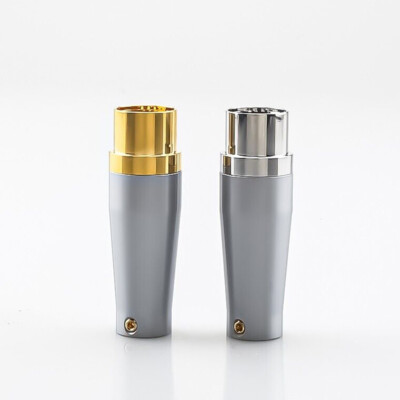 Viborg Vergoldet / Rhodiniert 5Pin Din Kabel Adapter Stecker für B&O, Naim, Quad