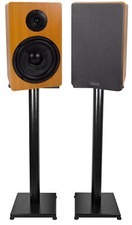 Pair Rockville RockShelf 68C Classic 6.5" Home Bookshelf Speakers w/29" Stands