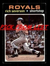 1971 Topps 3-258 Pick From List All PICTURED