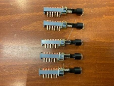 QTY-5 Push E-Switch Button Switch Toneluck 4PDT Latching  XA0322D