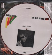 VASCO ROSSI - RARO LP 33 GIRI PICTURE DISC " VA BENE,VA BENE COSI' " COPIA N.80