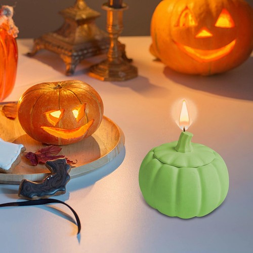 Pumpkin Resin Molds Halloween Silicone Jar Mold with Lid DIY Pumpkin Hut Storage - Picture 7 of 8