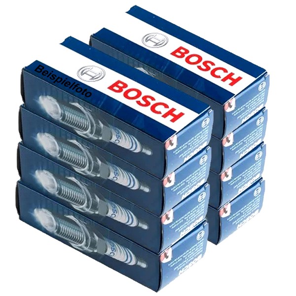 8X Bosch 0242145510 ZüNdkerze FüR Mercedes W203 C209 W211 W463 X164 W251 W221-image