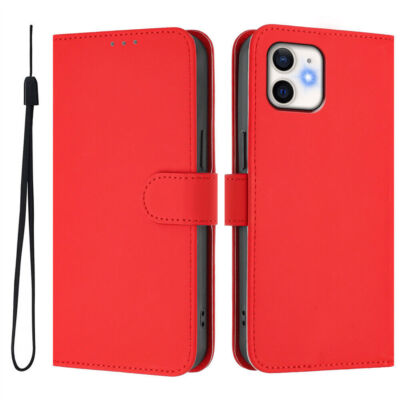 PU Leather Candy Color Wallet Phone Case for iPhone 11 12 13 Pro Max 7 8 SE 2022
