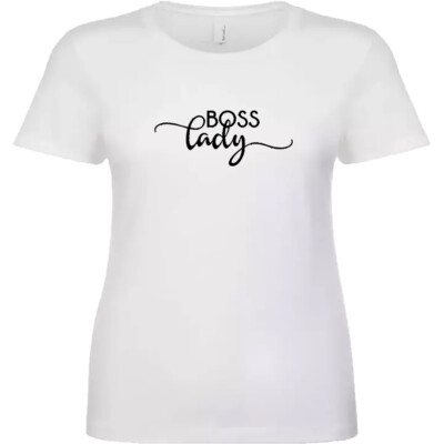 Damen Boss Lady T-Shirts Geburtstag Geschenk Mädchen Diva 100% Baumwolle Schlauchbody