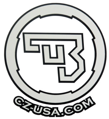 CZ USA Decal Sticker OEM NEW White Black